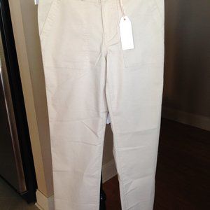Tory Richards New with tags Retail $110.00, solid cream pant, Size 2